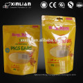 Laminated Material recloseable stand up pouches with window